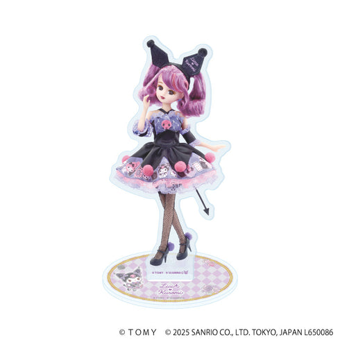 『LiccA×サンリオキャラクターズ』アクリルスタンド02/リカちゃん&クロミ